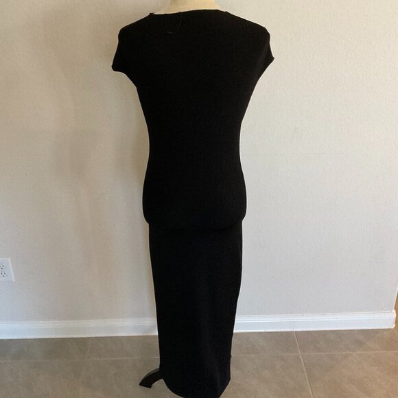 Zara Women's long  Black Dress - Picture 2 of 5